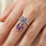 Load image into Gallery viewer, Dream Catcher Message Ring