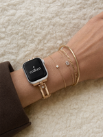 Load image into Gallery viewer, Rose Gold Diamond-Studded Apple Watch Band for Watch 7, 8, S9, S10