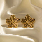 Load image into Gallery viewer, Hibiscus Floral Stud Earrings