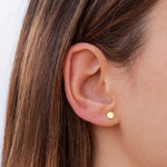 Load image into Gallery viewer, Tiny Circle Dot Minimalist Stud Earrings