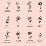 Load image into Gallery viewer, Birth Flower Bracelet Birthstone Bracelet