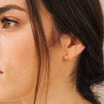 Load image into Gallery viewer, Diamond Earring Glittering Huggie Earring