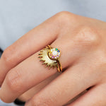 Load image into Gallery viewer, Sunbeam Rising Sun Ring