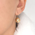 Load image into Gallery viewer, Ball Earrings Shiny Round Hook Earrings