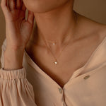 Load image into Gallery viewer, Double Layer Star Necklace Starburst Duo Necklace