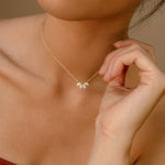Load image into Gallery viewer, Marquise Diamond Necklace Inlay Marquise Stone