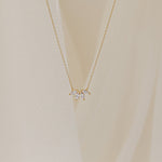 Load image into Gallery viewer, Marquise Diamond Necklace Inlay Marquise Stone