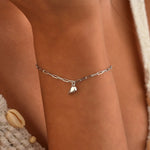 Load image into Gallery viewer, Magnetic Heart Paperclip Chain Love Bracelet Set