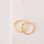 Load image into Gallery viewer, Classic Hoop Midi Dangle Hoop Earrings
