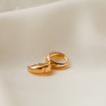 Load image into Gallery viewer, Hinged Huggies Curved Buckle Earrings