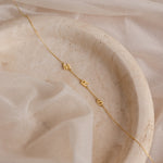 Load image into Gallery viewer, Side Initial Necklace Custom Letter Necklace