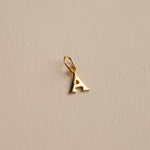 Load image into Gallery viewer, Sabrina Letter Gold Pendant