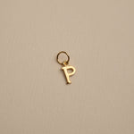 Load image into Gallery viewer, Sabrina Letter Gold Pendant