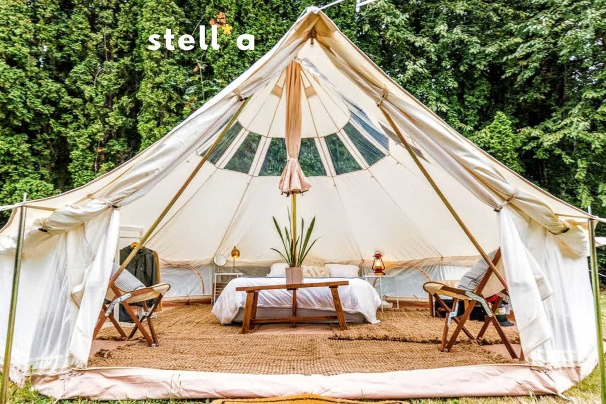 LIFE IN TENTS Bell Tents Life in Tent 16&#39; (5M) STELLA™ STARGAZER BELL TENT-LIT16SSBT