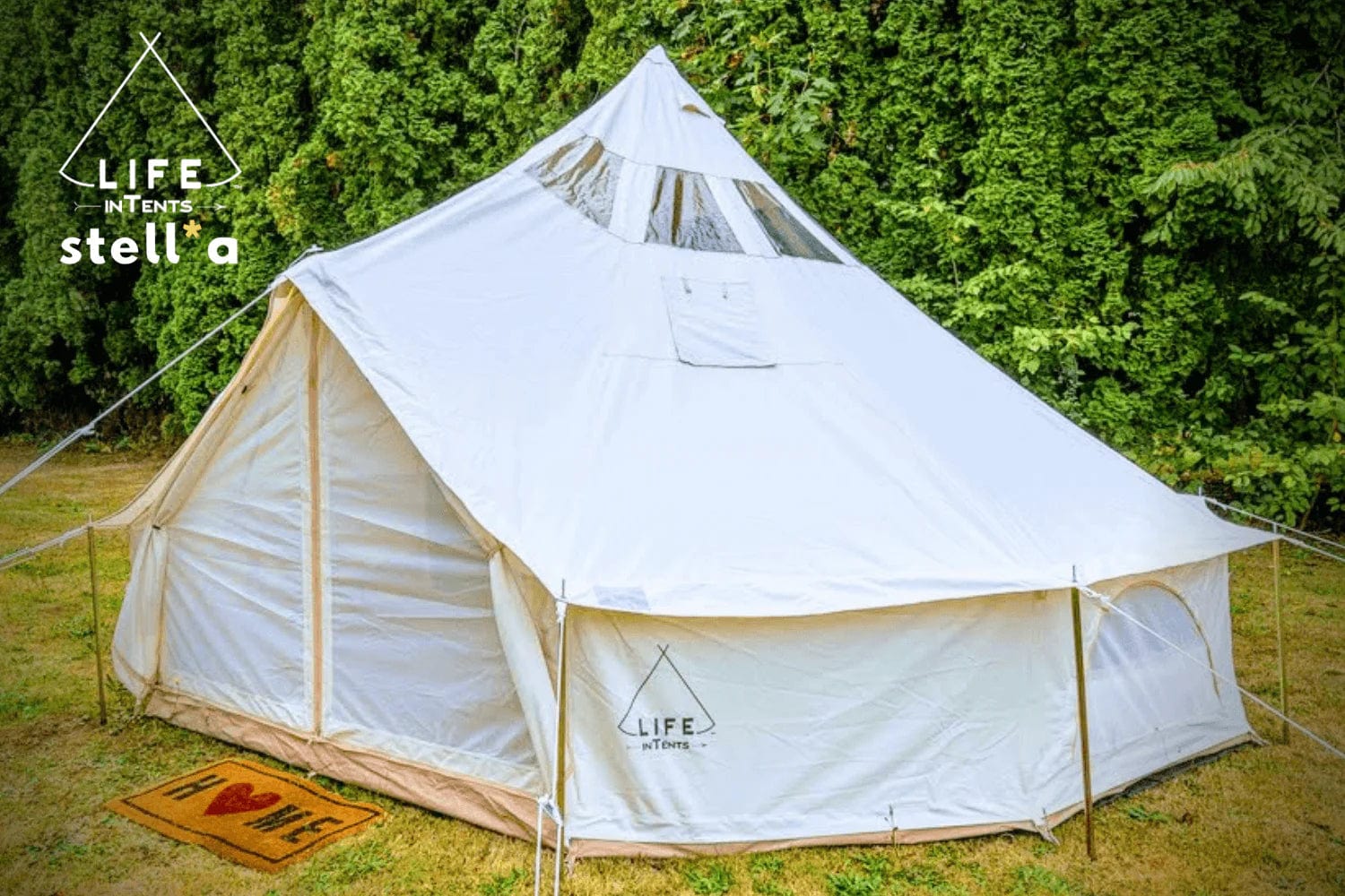LIFE IN TENTS Bell Tents Life in Tent 16' (5M) STELLA™ STARGAZER BELL TENT-LIT16SSBT