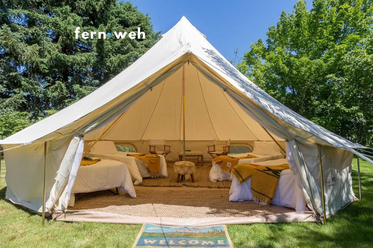 LIFE IN TENTS Bell Tents Life in tent 20&#39; (6M) Fernweh™ Bell Tent-LIT20FBT