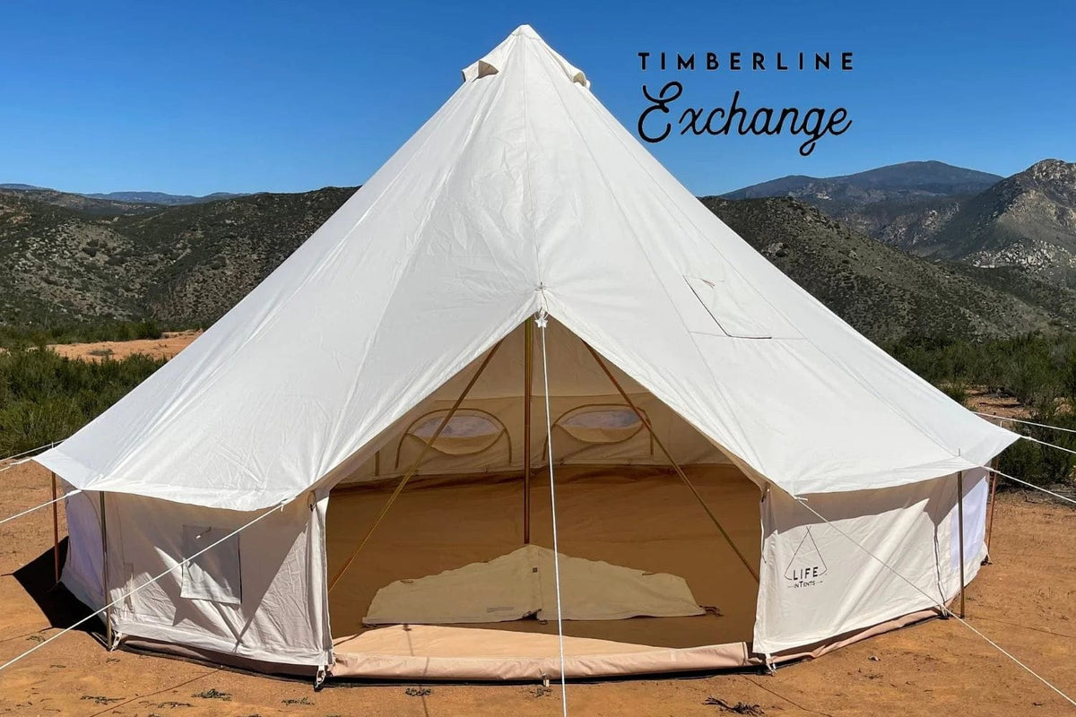 LIFE IN TENTS Bell Tents Life in Tent 20&#39; (6M) Timbeline Exchance™ Bell Tent-LIF20TEBT