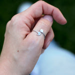 Load image into Gallery viewer, Sleek Semicolon-Resilience Ring