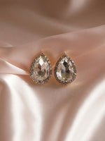 Load image into Gallery viewer, Lucy Pear Shaped Diamond Stud Earrings