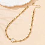 Load image into Gallery viewer, Lucky Clover Cuban Chain Necklace and Bracelet Set