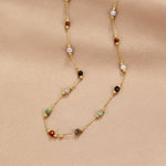 Load image into Gallery viewer, Lala Pearl and Stone Necklace