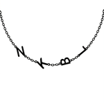 Load image into Gallery viewer, Personalized Off Center Letter Necklace