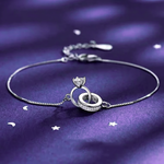 Load image into Gallery viewer, Dainty Forever Linked Diamond Bracelet