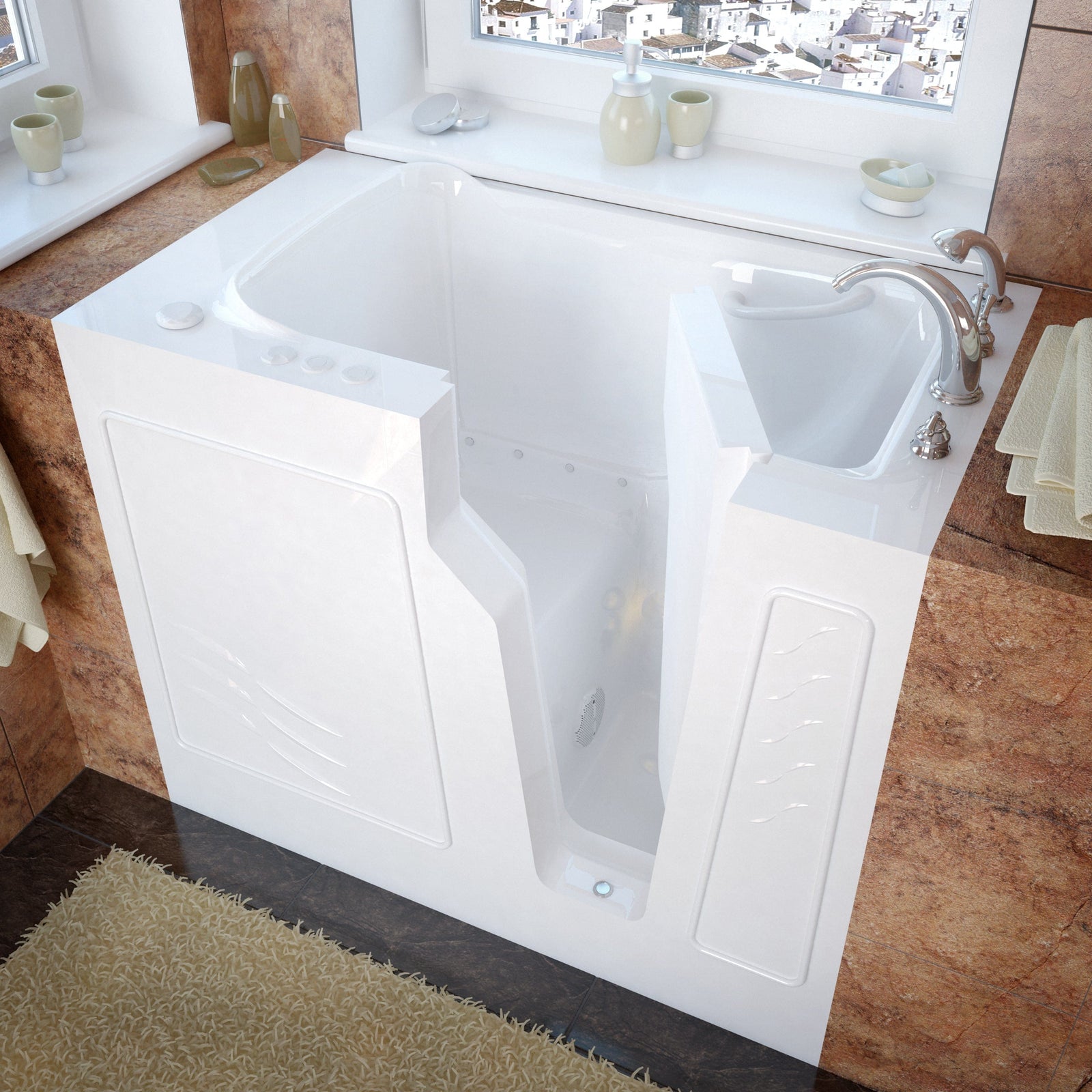 MEDITUB Luxury Tubs Right / Air MediTub 26 x 46 Walk-In Bathtub - 2646