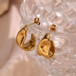 Load image into Gallery viewer, Melting Abstract Dainty Earrings