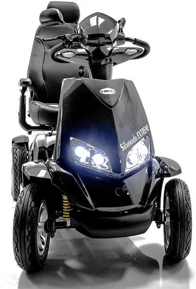 MERITS Mobility Scooters Jet Black Merits Health SILVERADO EXTREME S941L‐SDMUB