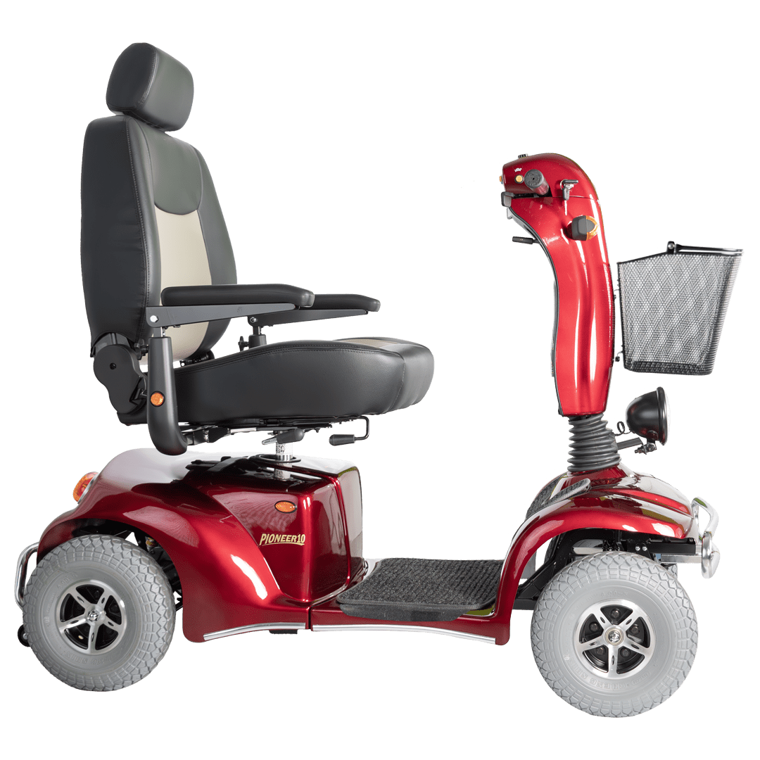 MERITS Mobility Scooters Red Merits Health PIONEER 10 S331