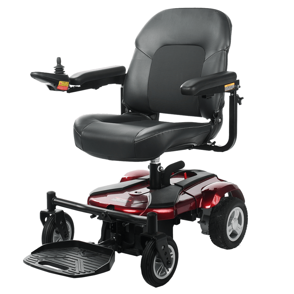 MERITS Power Wheelchair Red Merits Health EZ‐GO P321A