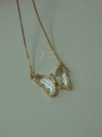 Load image into Gallery viewer, Evelyn Crystal Butterfly Necklace