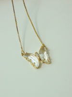 Load image into Gallery viewer, Evelyn Crystal Butterfly Necklace