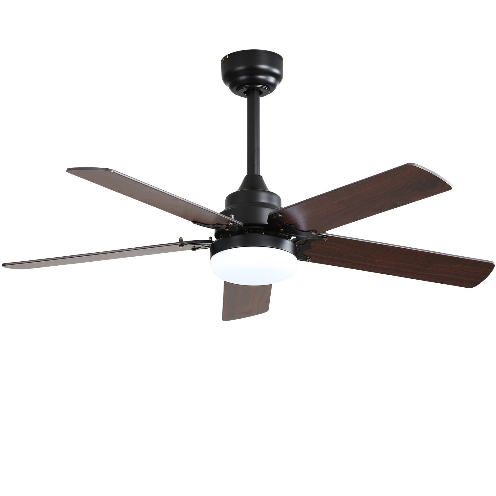 Nøordka Ceiling Fan Fixture Default 42" Nordic Inspired Black Ceiling Fan With Light