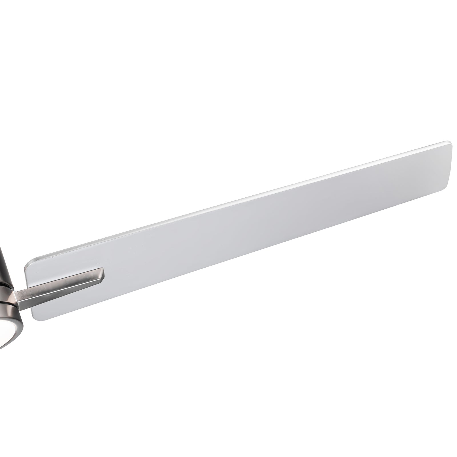 Nøordka Ceiling Fan Fixture Default 48" Modern Sleek Brushed Nickel Ceiling Fan with Light