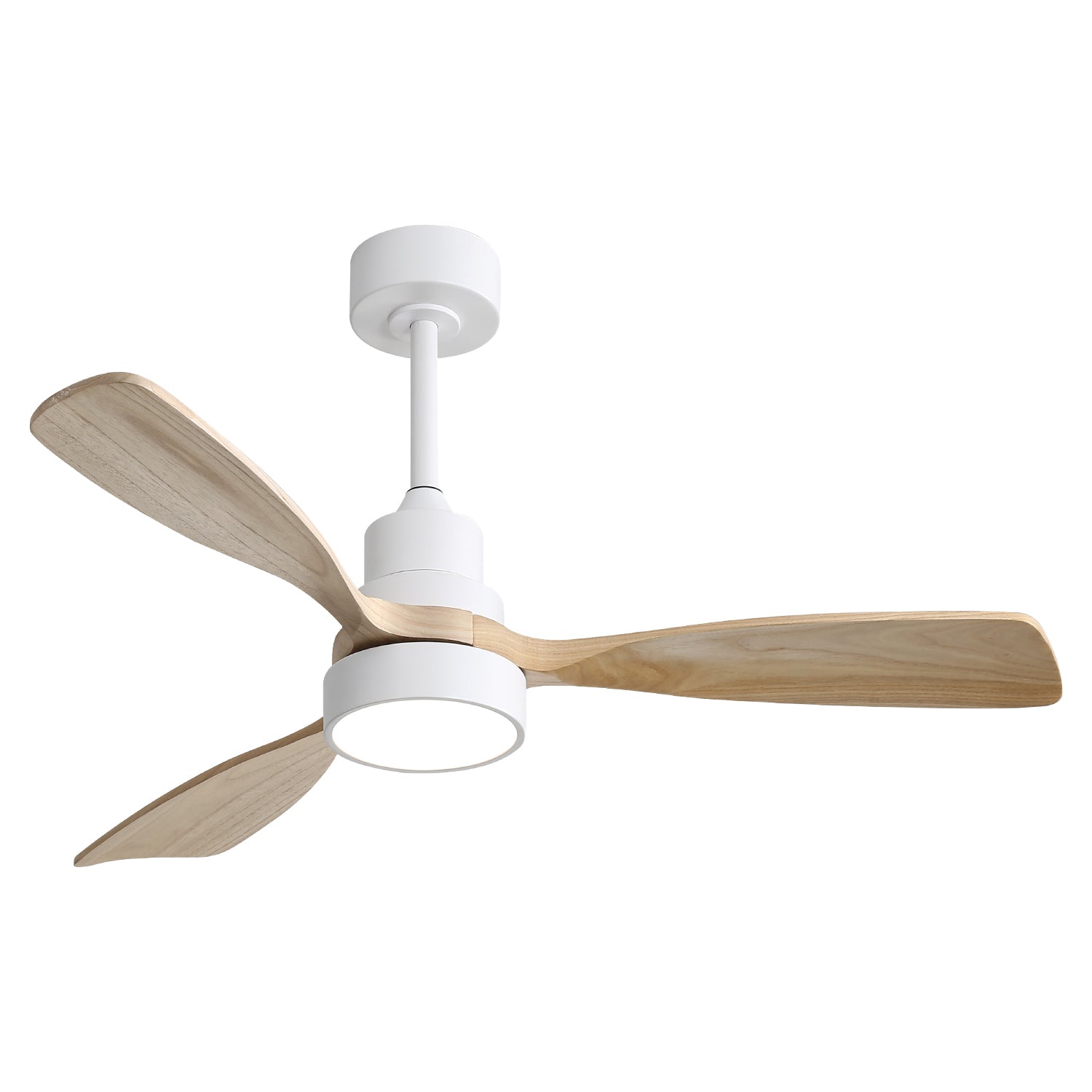 Nøordka Ceiling Fan Fixture Default 48" Modern White Ceiling Fan With Lights