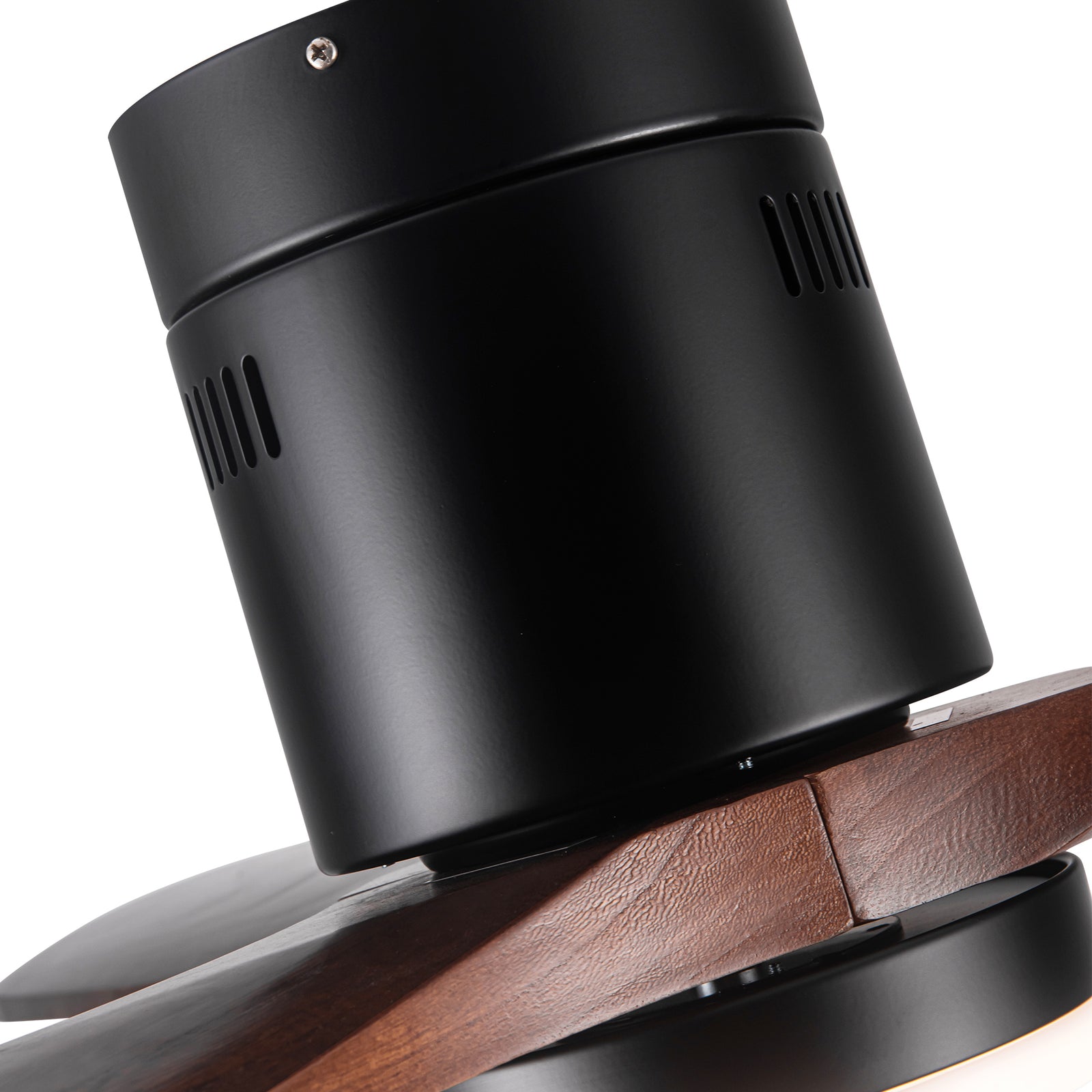 Nøordka Ceiling Fan Fixture Default 52" Modern Sleek Antique Black Ceiling Fan with Light