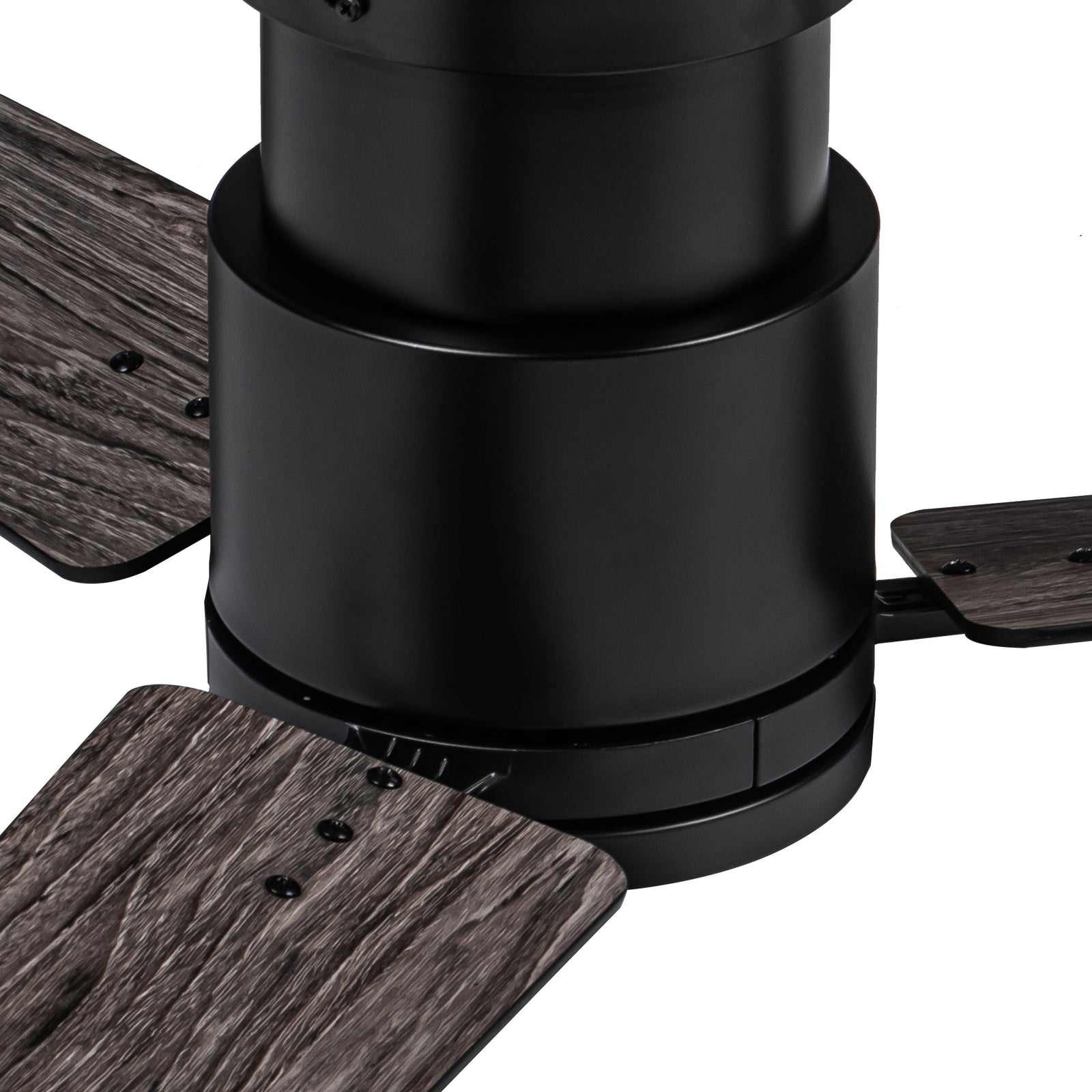 Nøordka Ceiling Fan Fixture Default 52" Modern Sleek Black Ceiling Fan with Light