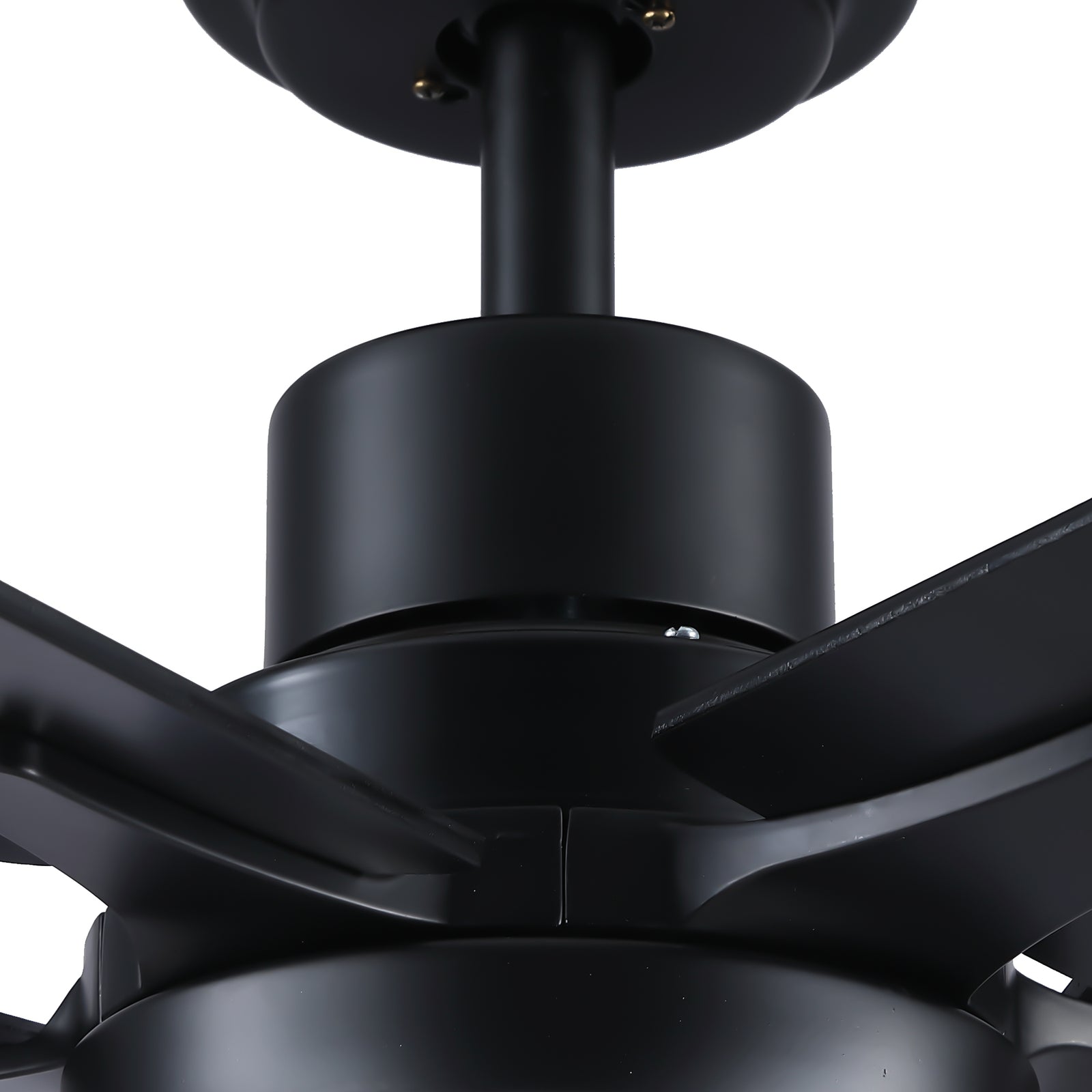 Nøordka Ceiling Fan Fixture Default 52" Nordic Inspired Black Ceiling Fan With Light
