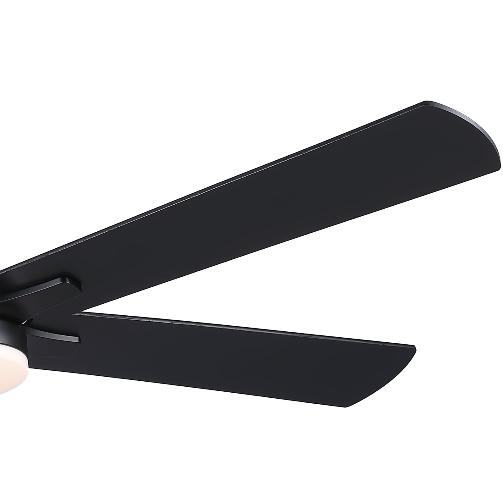 Nøordka Ceiling Fan Fixture Default 52" Nordic Inspired Black Ceiling Fan With Light