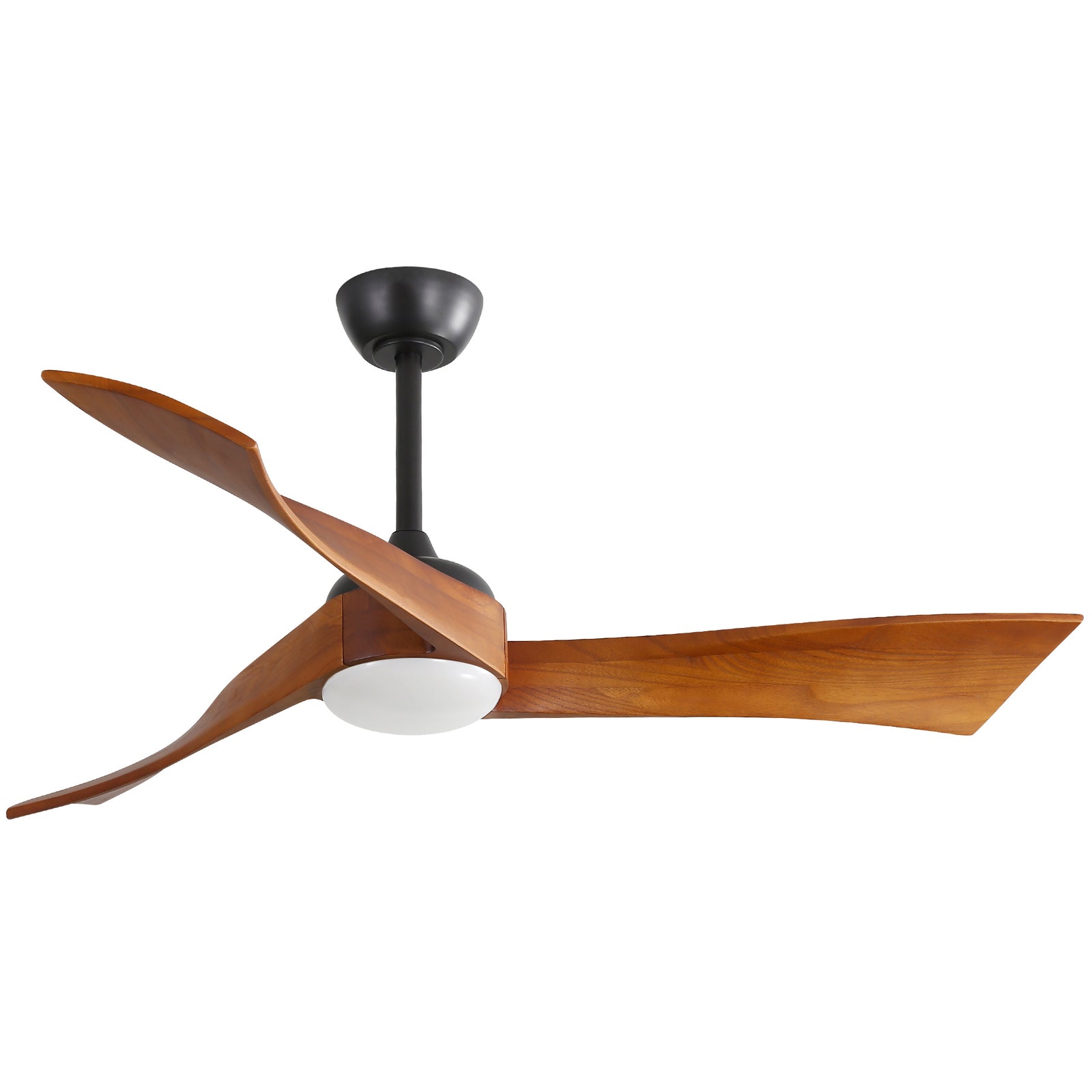 Nøordka Ceiling Fan Fixture Default 52" Nordic Inspired Black Ceiling Fan With Light