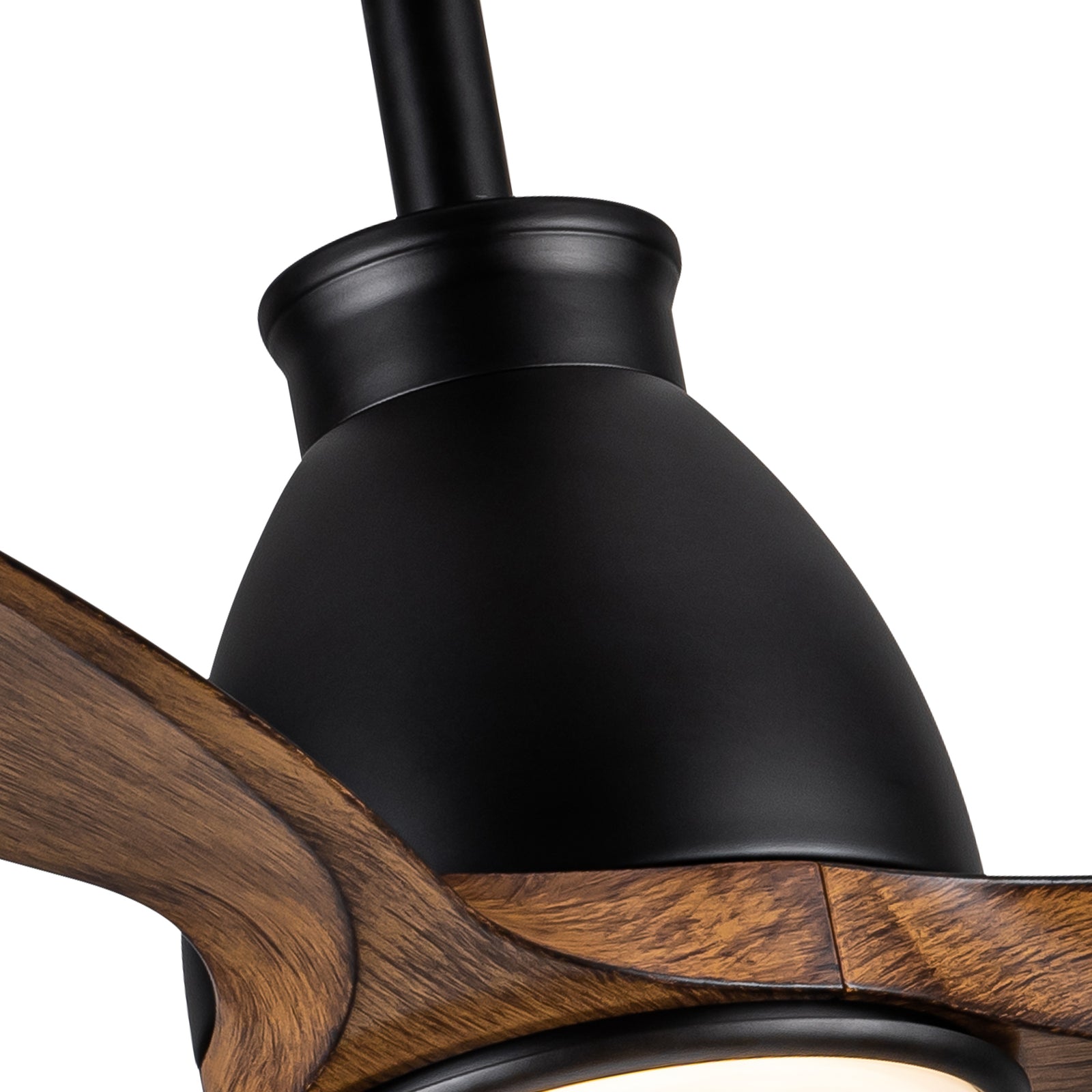 Nøordka Ceiling Fan Fixture Default 52" Nordic Inspired Black Ceiling Fan With Light