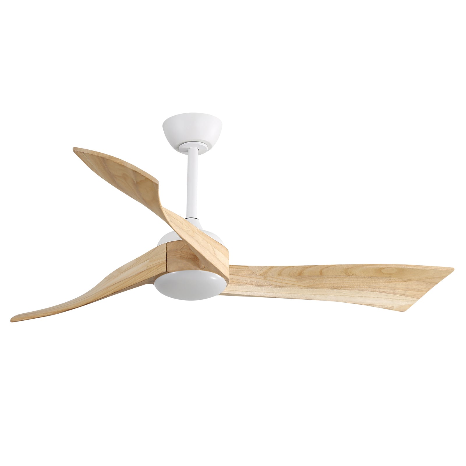 Nøordka Ceiling Fan Fixture Default 52" Nordic Inspired Matte White Ceiling Fan with Light