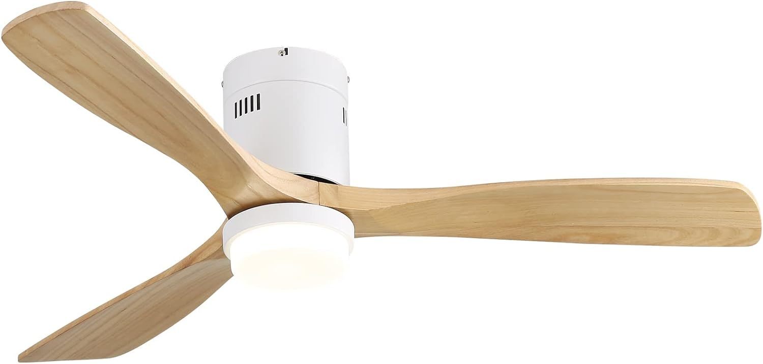Nøordka Ceiling Fan Fixture Default 52" Nordic Inspired White Ceiling Fan with Remote