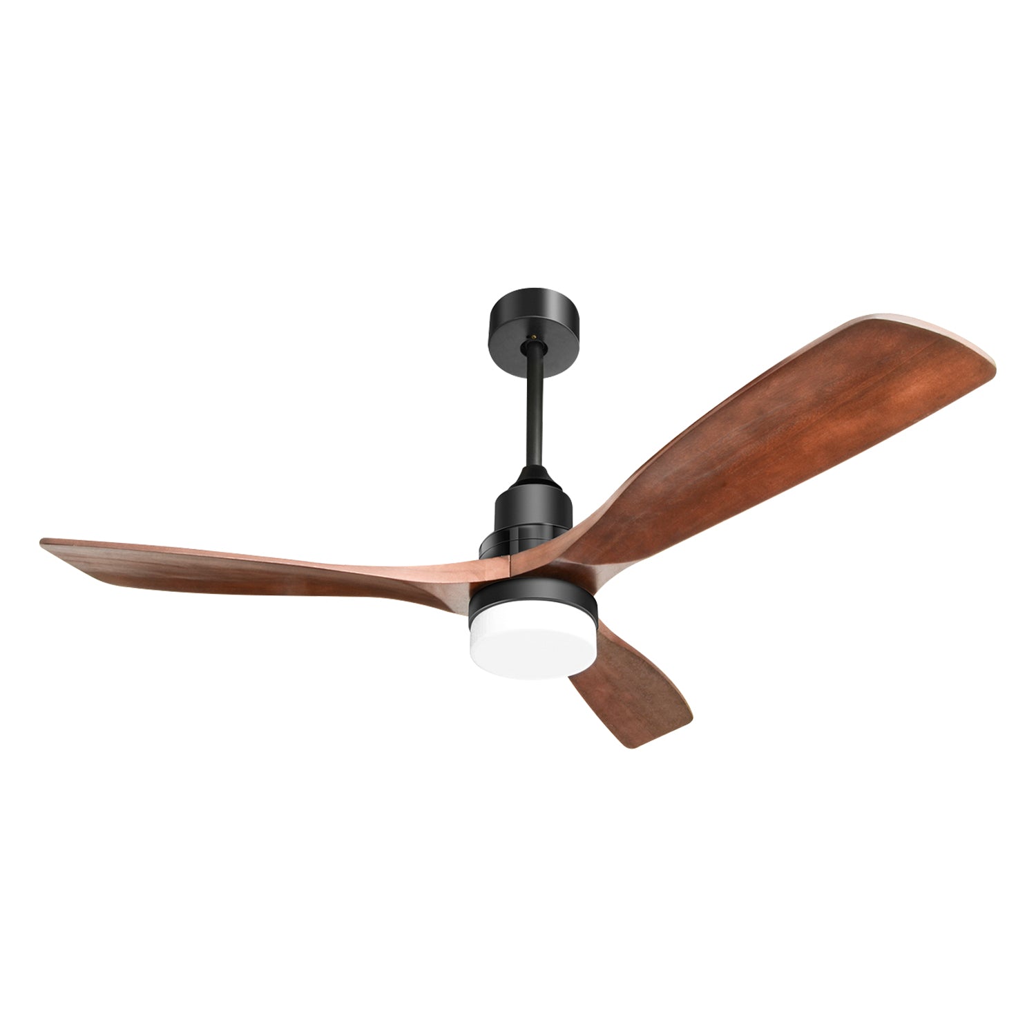 Nøordka Ceiling Fan Fixture Default 52" Quiet Performance Black Ceiling Fan with Light