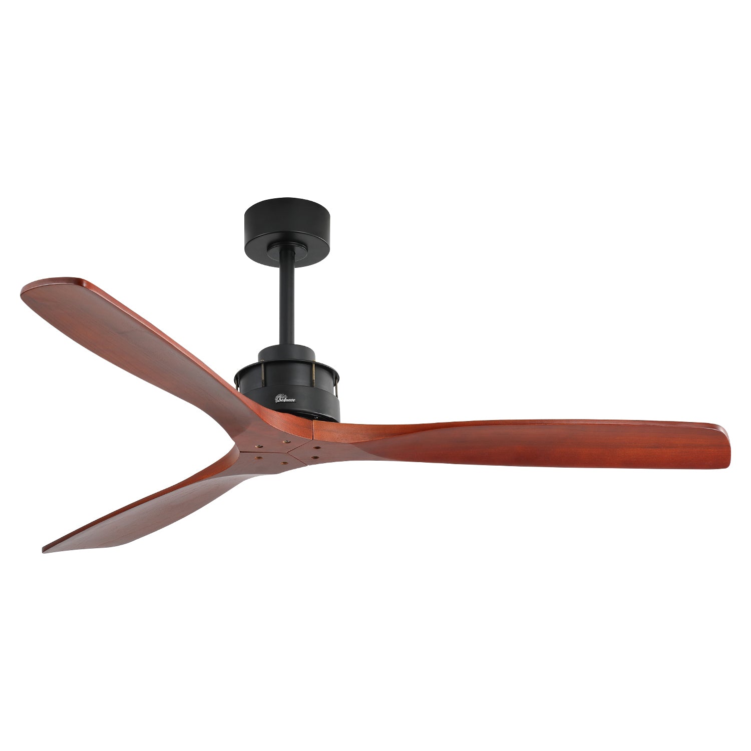 Nøordka Ceiling Fan Fixture Default 60" Nordic Inspired Black Ceiling Fan With Remote