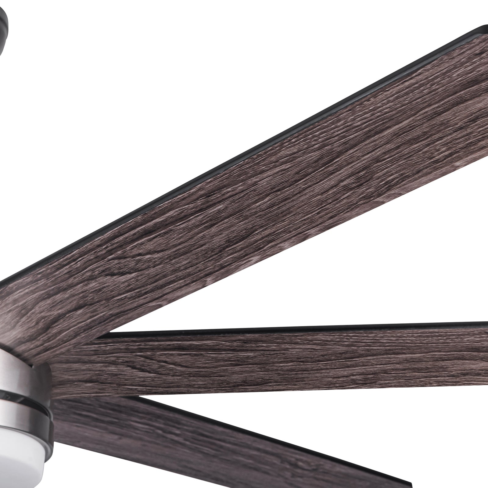 Nøordka Ceiling Fan Fixture Default 62" Modern Sleek Brushed Nickel Ceiling Fan with Light