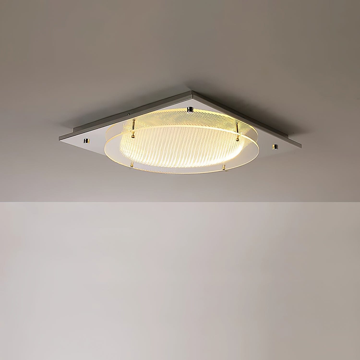 Nøordka Light Bespoke Wall Light Fixture ∅ 9.4″ x H 9.4″ / Chrome / Warm Light Prism Glass Polished Chrome Finish Wall Sconce