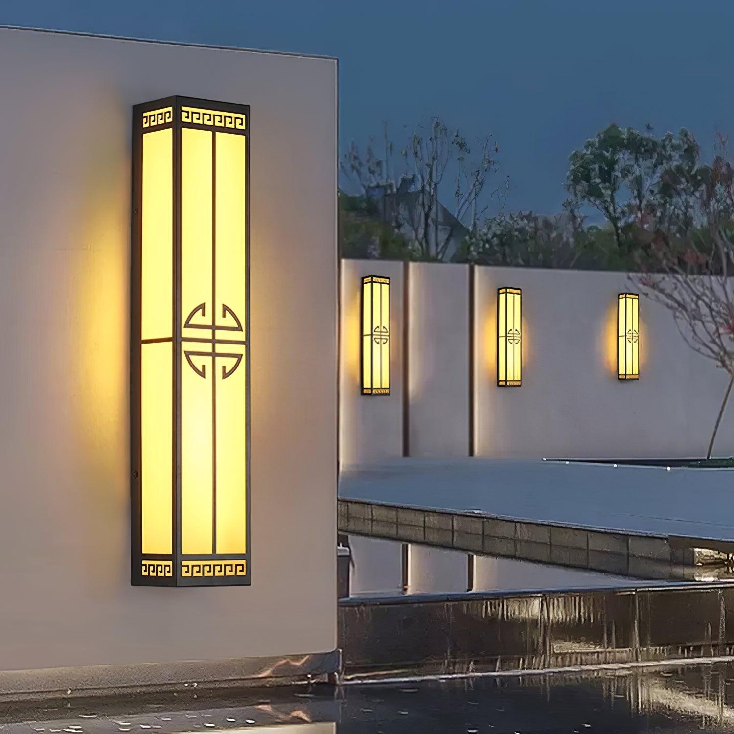 Nøordka Light Bespoke Wall Light Fixture Alabaster Contemporary Outdoor Wall Sconce